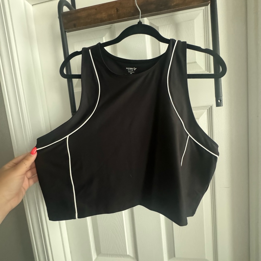 Old Navy Active Black Tank Top Size XXL